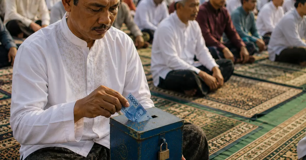 Hukum Mengedarkan Kotak Amal atau Sedekah via QRIS Saat Khutbah Jumat Berlangsung