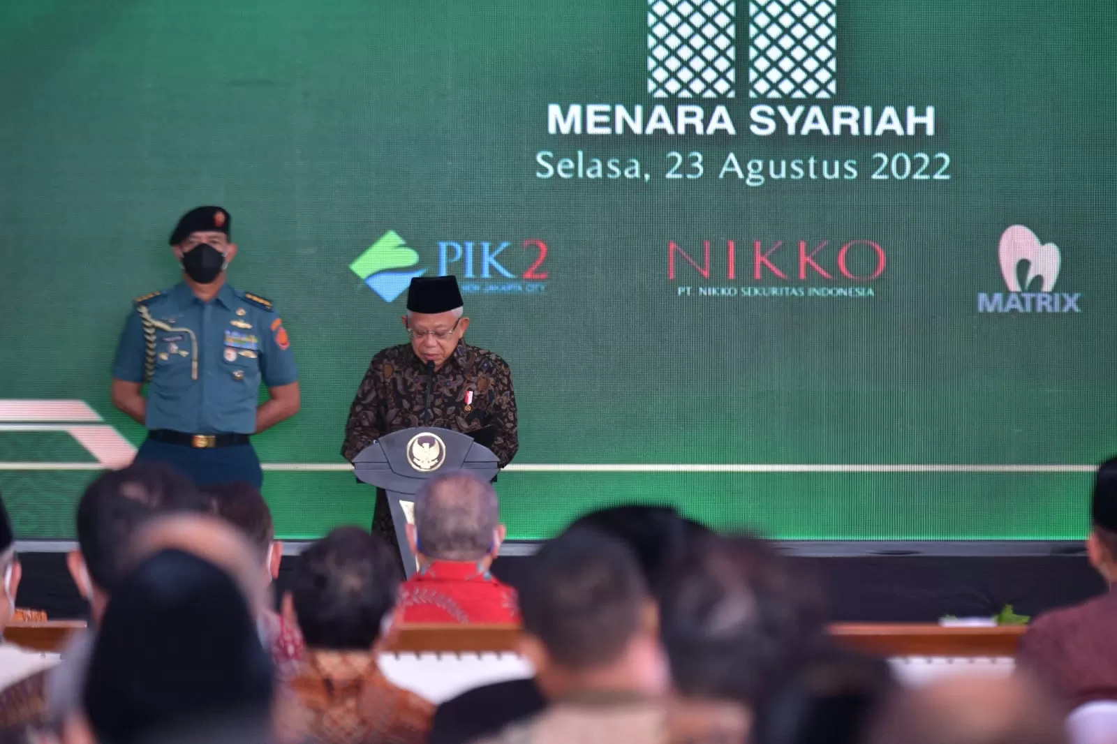 Wapres Harapkan Menara Syariah Jadi Pusat Keuangan Syariah Terbesar di Asia Tenggara