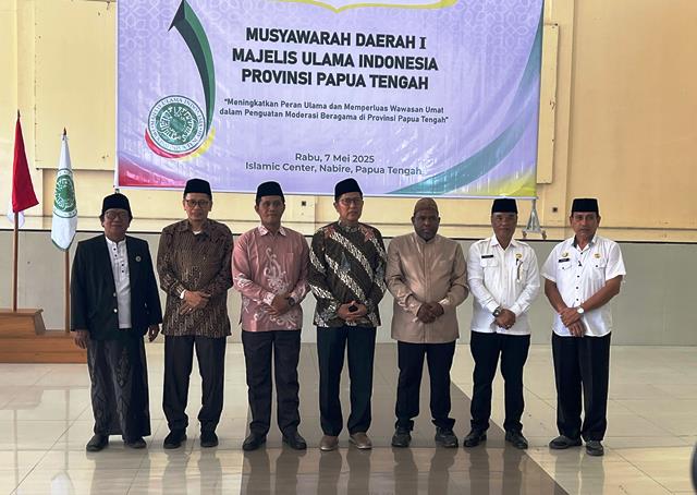 Hadiri Musda MUI Papua Tengah, Kiai Cholil Tekankan Penguatan Islam Wasathiyah