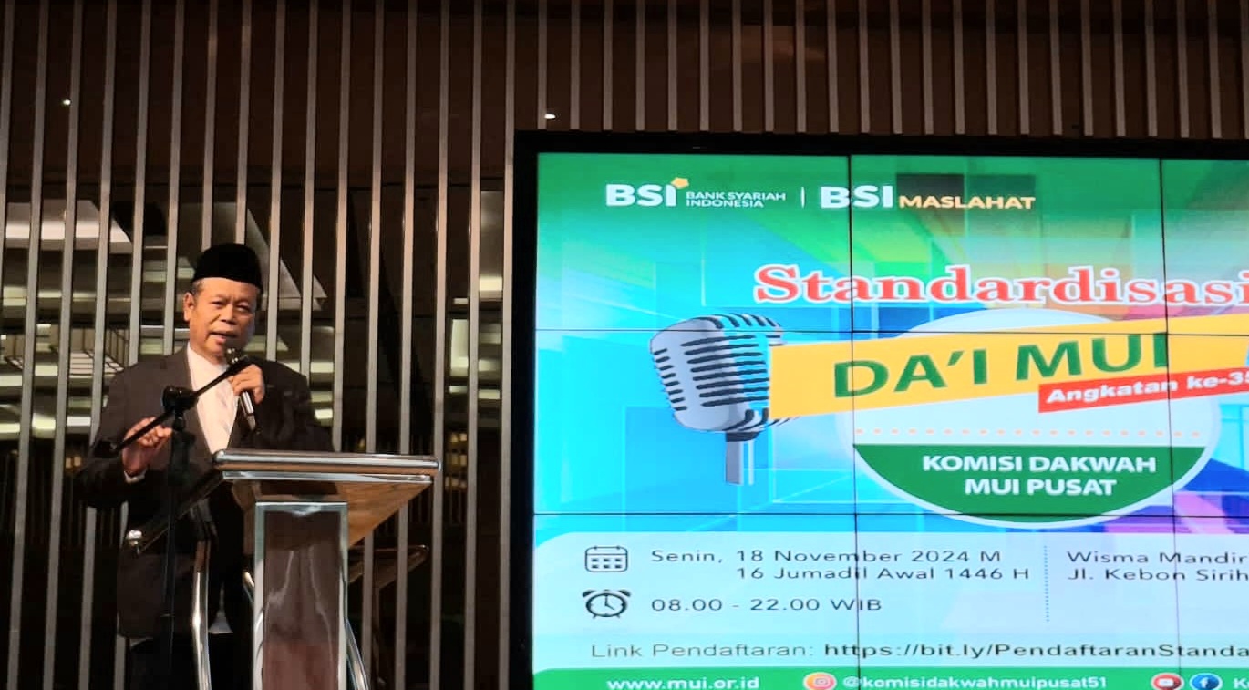 Buka Standardisasi Dai Angkatan 35, Waketum MUI: Dakwah Itu Harus Membangun, Bukan Merobohkan