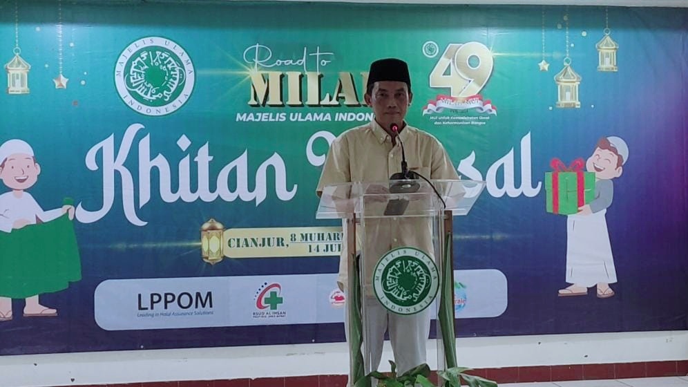 Milad ke-49, Wasekjen MUI:  Khitan Massal Tahap II di Cianjur Wujud Peran Melayani Umat
