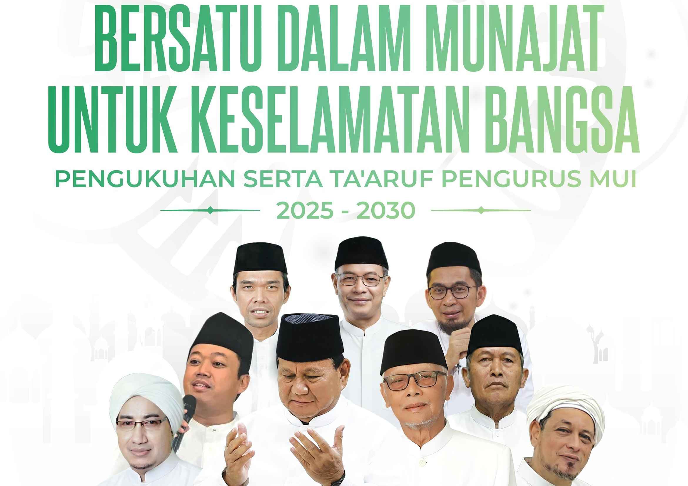 Wantim MUI Sebut Fondasi Spiritual di Balik Munajat dan Pengukuhan dalam Satu Rangkaian