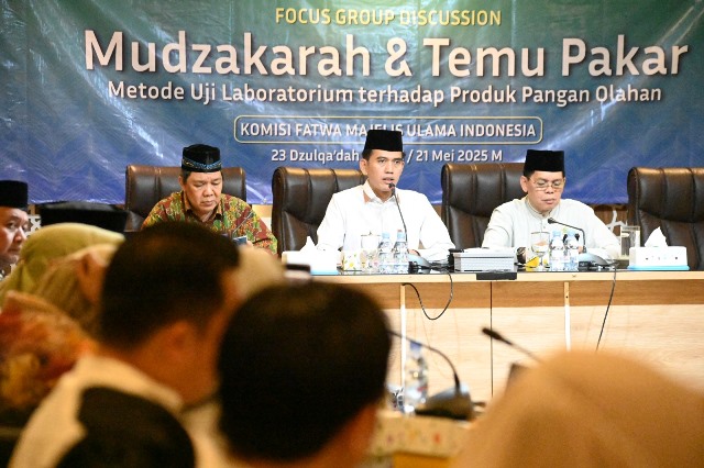 FGD Metode Uji Laboratium, Komisi Fatwa MUI Bahas Standar Kehalalan Produk Olahan