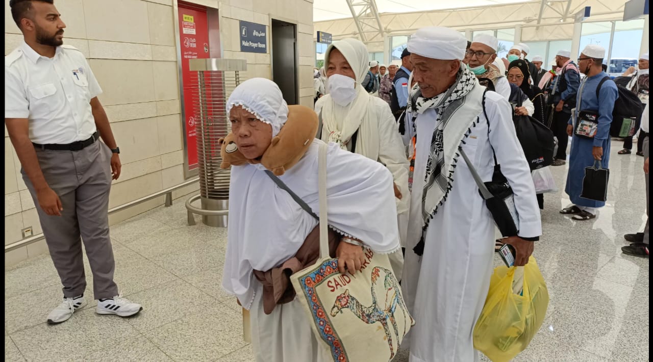 Fase Pemulangan Jamaah Haji Gelombang I dari Bandara Jeddah Berakhir