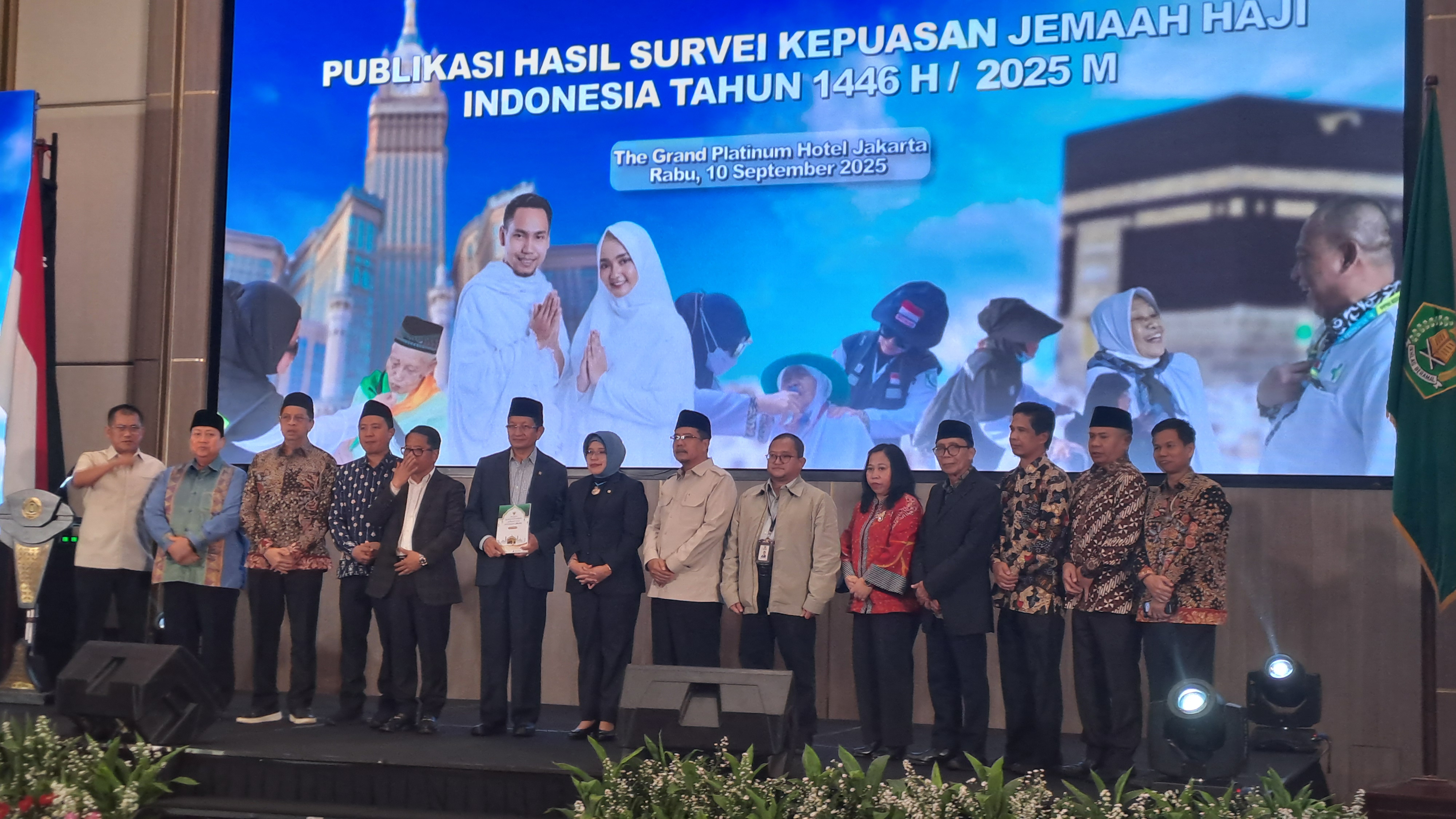 Menag Bersyukur Survei Indeks Kepuasan Jamaah Haji dari BPS Capai Skor 88,46