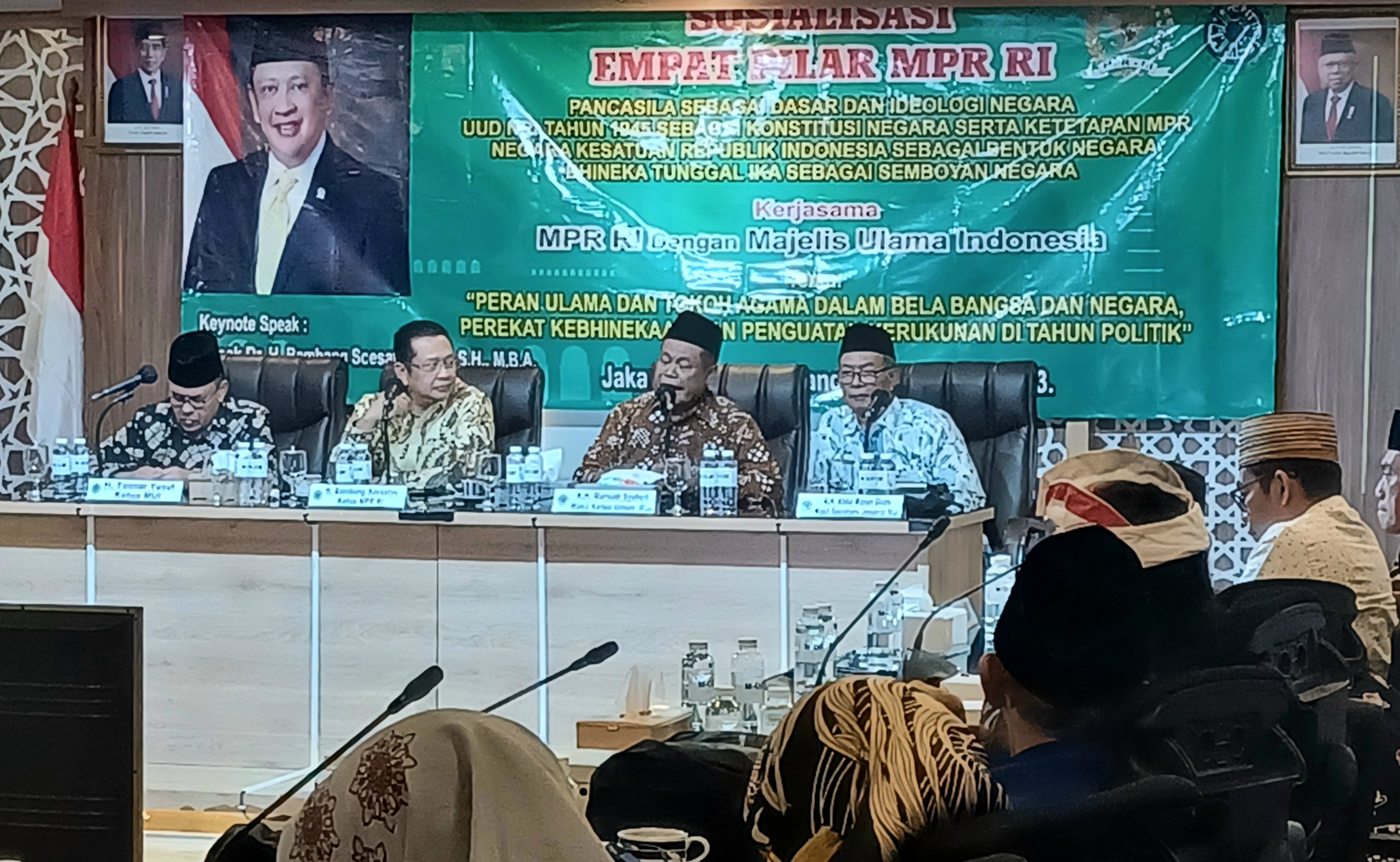 Ketua MPR RI Ajak Tokoh Agama Tebarkan Pesan Damai Hadapi Pemilu 2024
