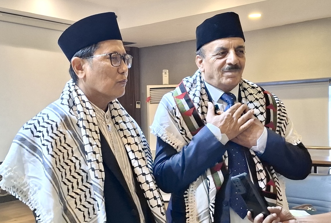 Terima Kunjungan Dubes Palestina, MUI Tegaskan Konsistensi Dukung Gaza