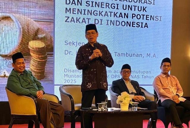 Tutup Muntada Sanawi V, Sekjen MUI Ungkap Strategi Kolaborasi Optimalkan Potensi Zakat di Indonesia