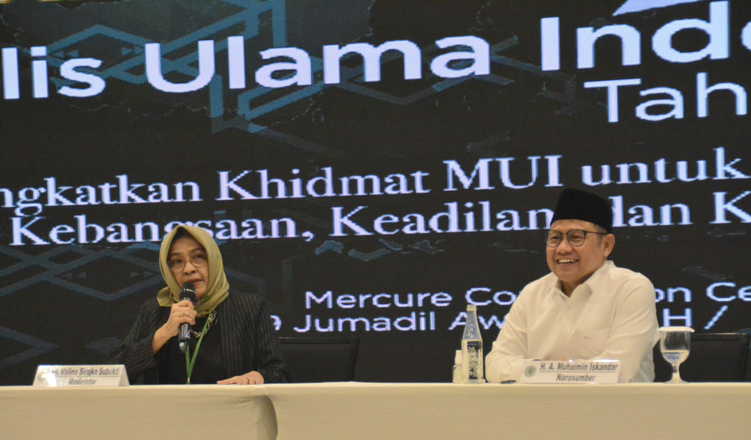 Hadiri Undangan Mukernas MUI, Gus Imin Janjikan Evaluasi Sistem Jaminan Produk Halal