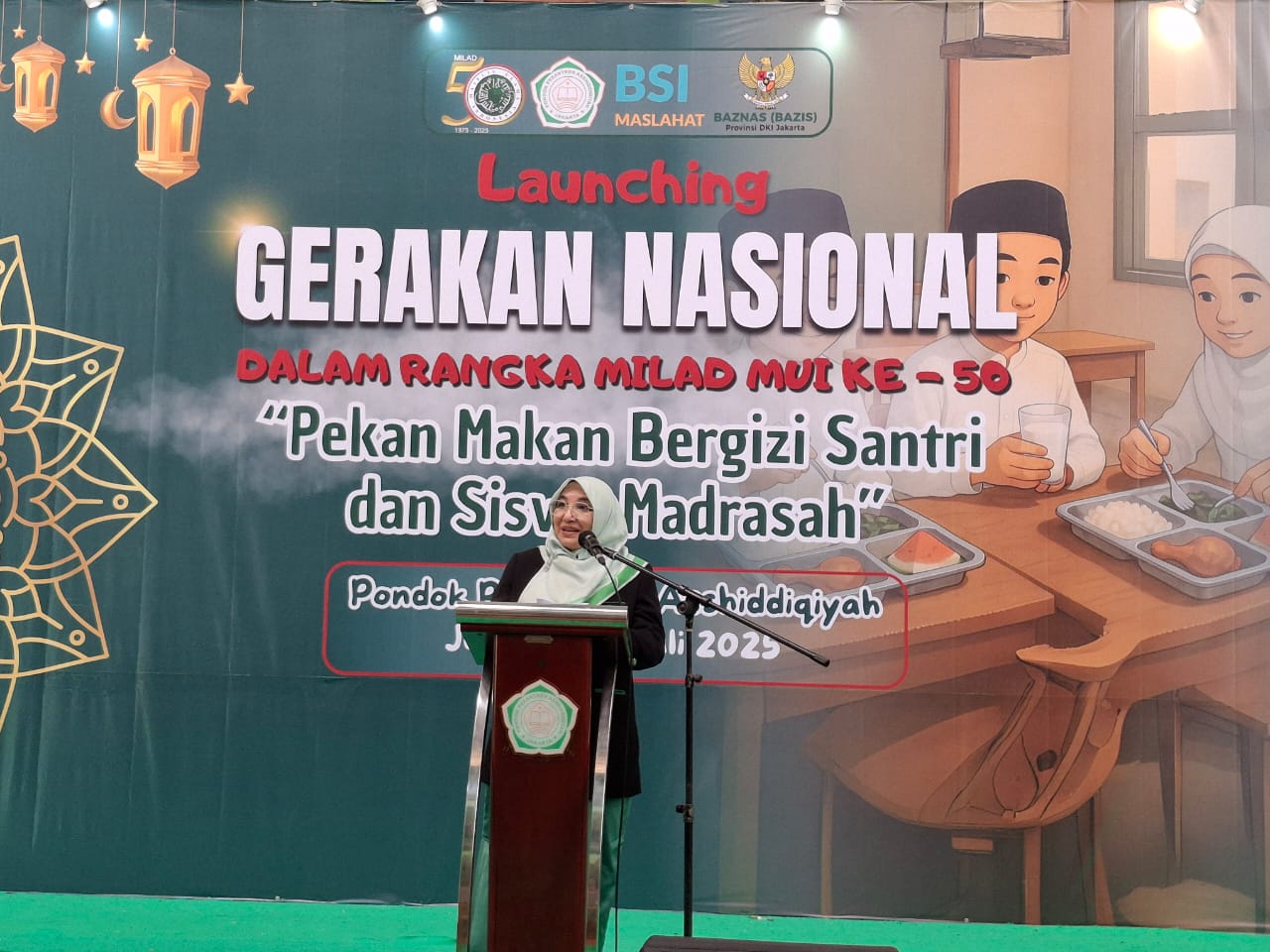 MUI Gelar Program Pekan Makan Bergizi untuk Dua Pesantren di Jakarta