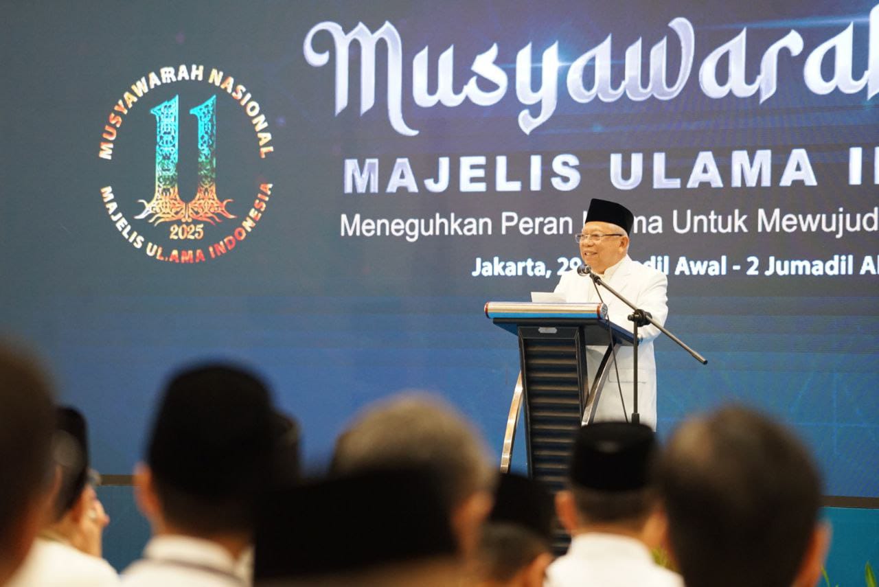 Munas XI, Kiai Ma'ruf: Tanda Cinta MUI ke Pemerintah dengan Berikan Tausiyah