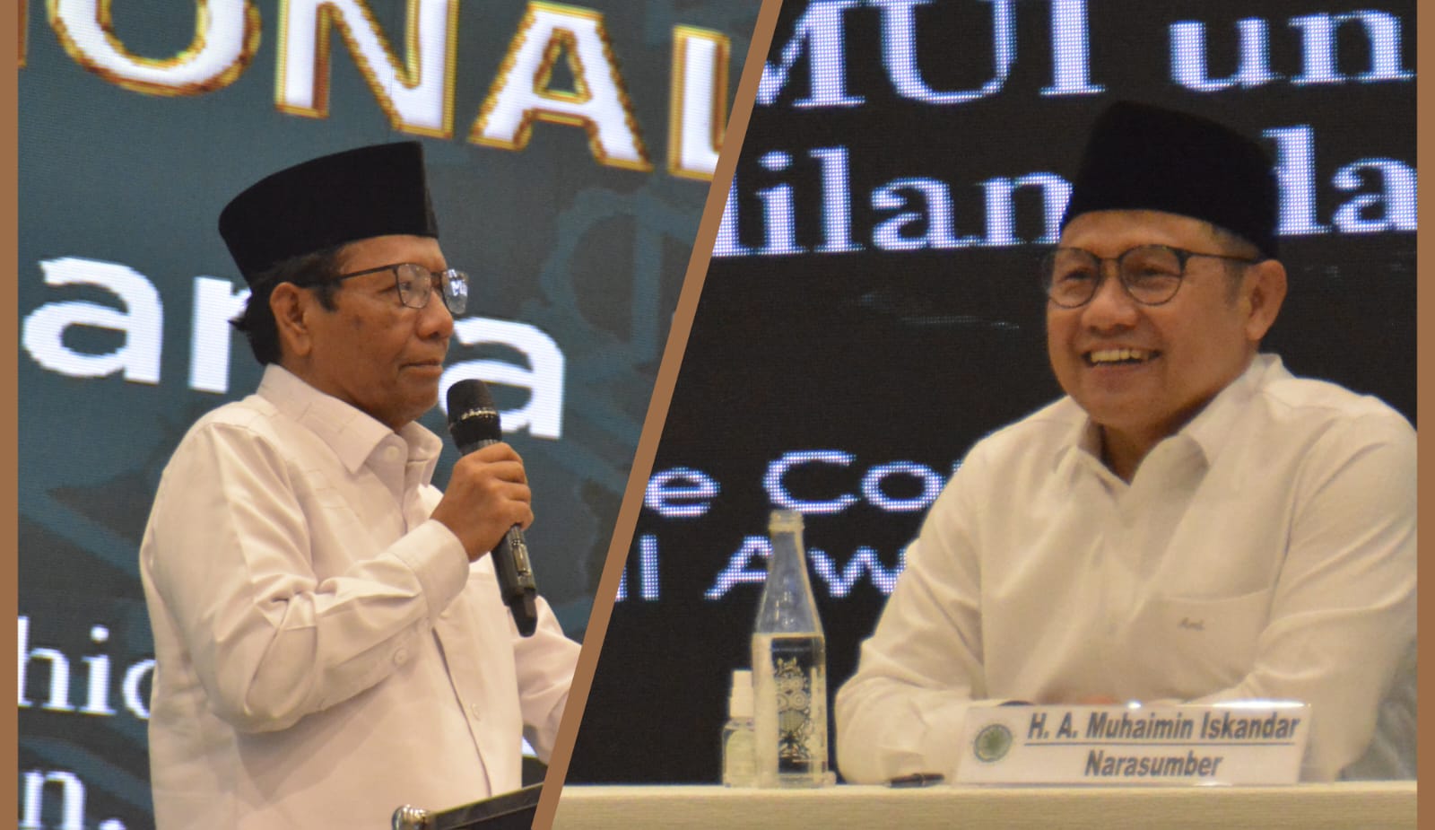 Dua Cawapres Hadir dalam Rapat Pleno Mukernas III MUI 2023