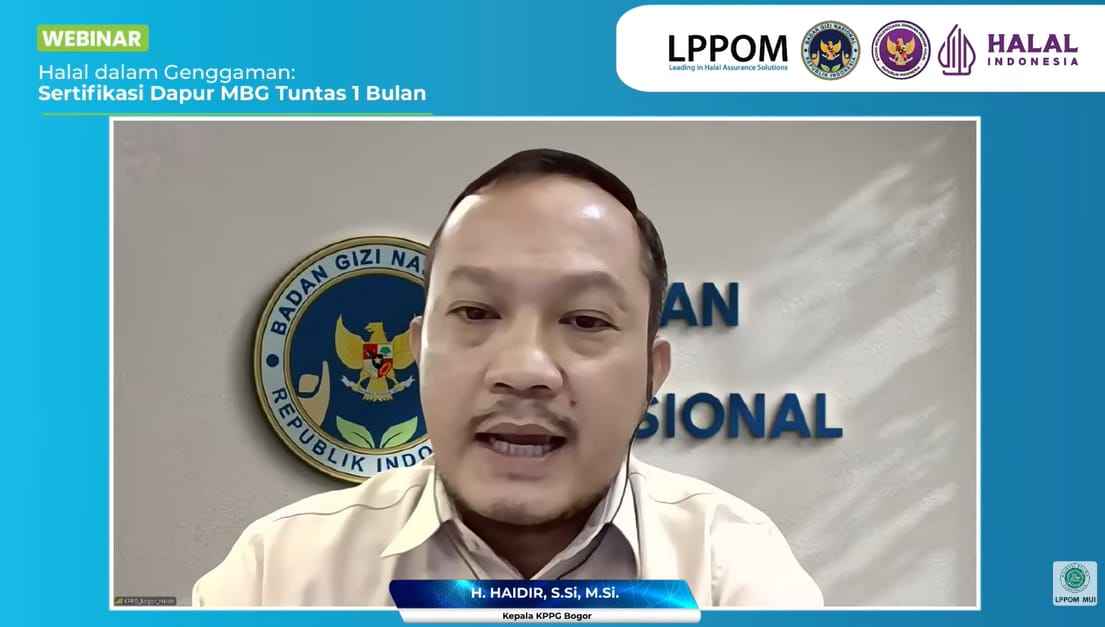 2.500 Lebih Peserta Ikuti Webinar Cara Mudah Sertifikasi Halal Dapur MBG dalam 1 Bulan