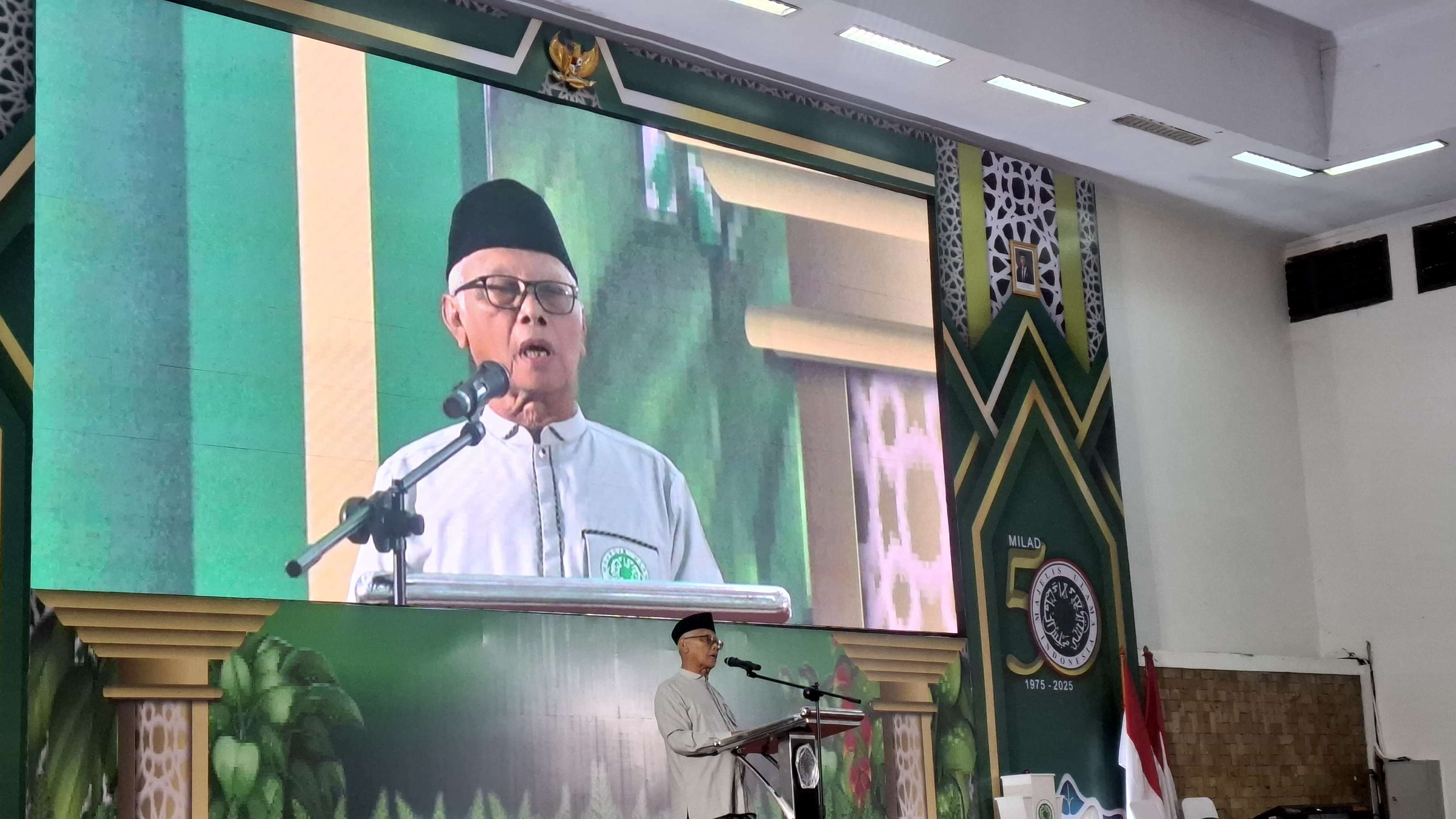 Di Puncak Tasyakur Milad Emas, Ketum MUI Apresiasi Kebijakan Pemerintah yang Dinilai Islami
