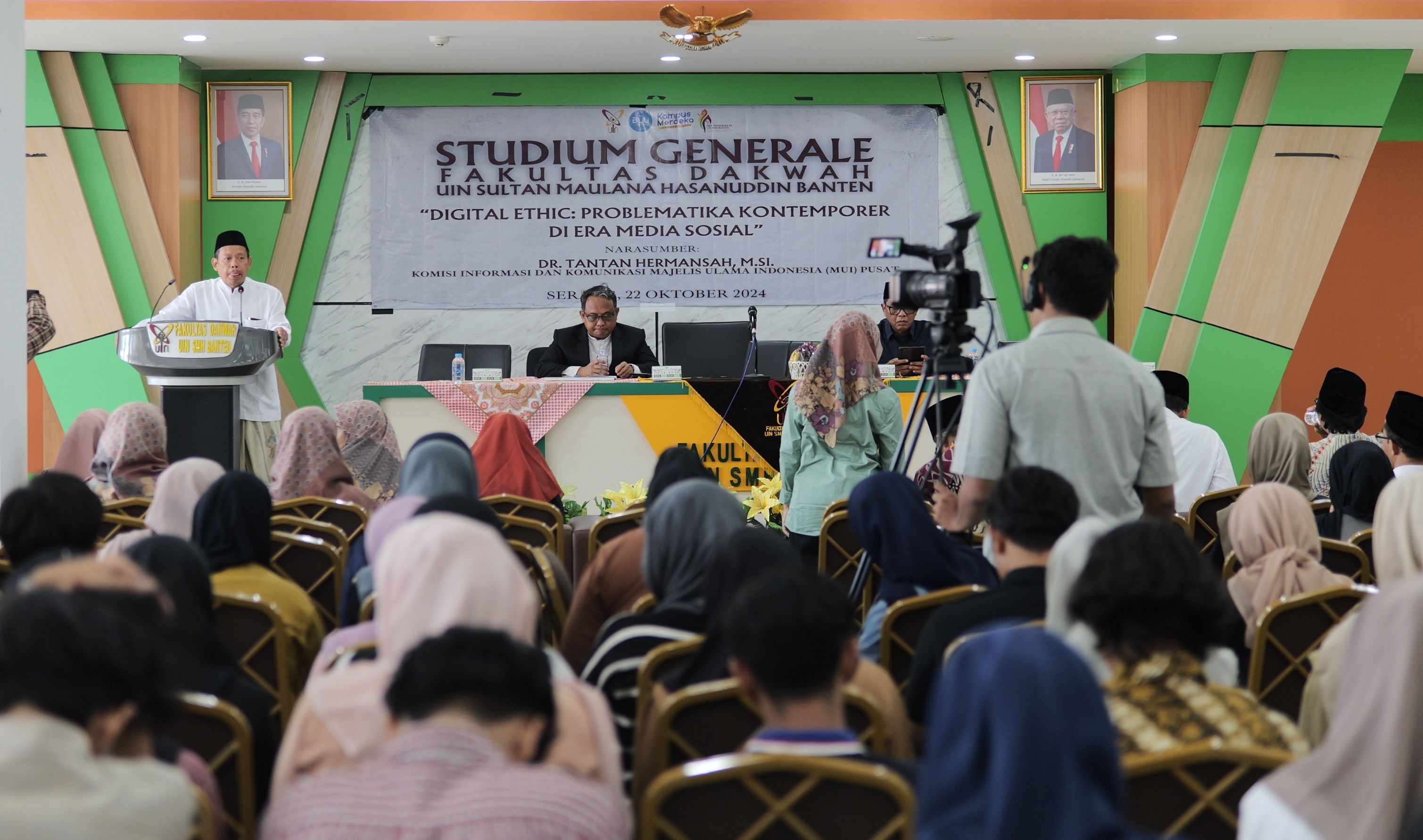 Di Ceramah Umum Komisi Infokom MUI, Dekan FDIKOM UIN Banten Ingatkan Dampak Negatif Media Sosial