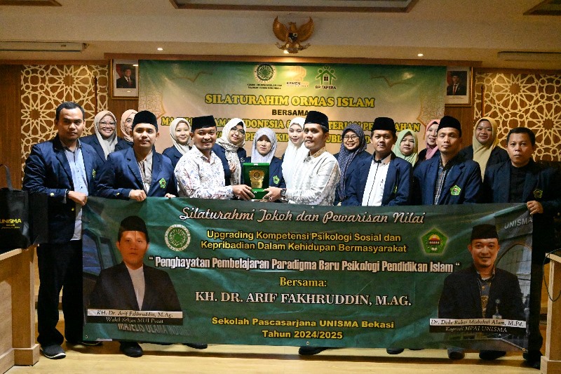 Silaturahim ke MUI, Mahasiswa Pascsarjana UNISMA Bekasi Dalami Wawasan Keulamaan