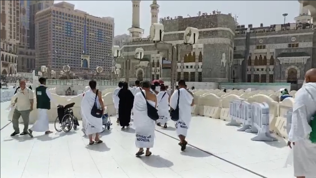 Masjidil Haram Bersolek Sambut Jamaah Haji