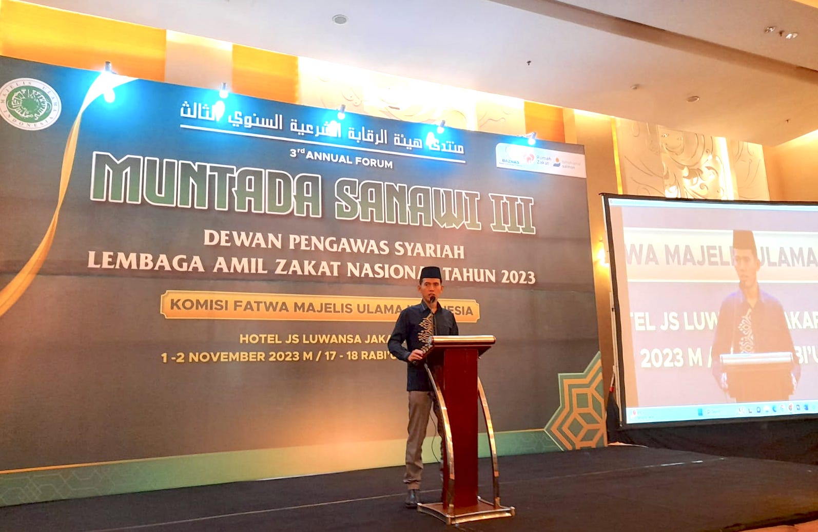 Muntada Sanawi DPS LAZ 2023, Ketua MUI Dorong Dana Zakat untuk Bantu Palestina