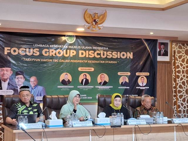 Gelar FGD, Lembaga Kesehatan MUI Bahas Vaksin TBC dalam Perspektif Kesehatan Syariah