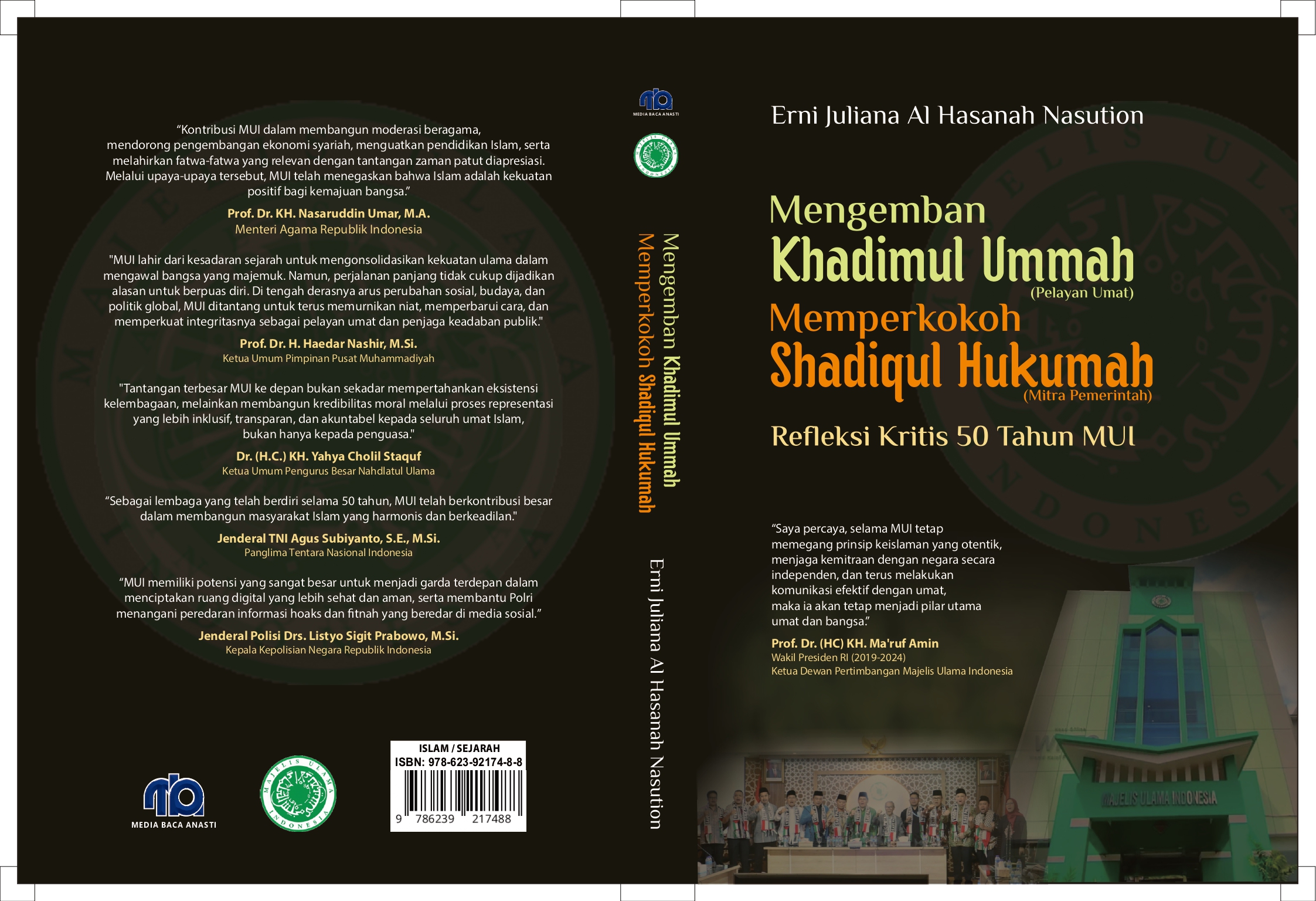 Semarakkan Milad Emas, Erni Juliana Terbitkan Buku Refleksi Kritis 50 Tahun MUI
