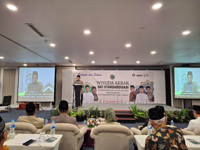 Wisuda Akbar Standardisasi Dai, Komisi Dakwah MUI Terus Dampingi 2.000 Lebih Alumni