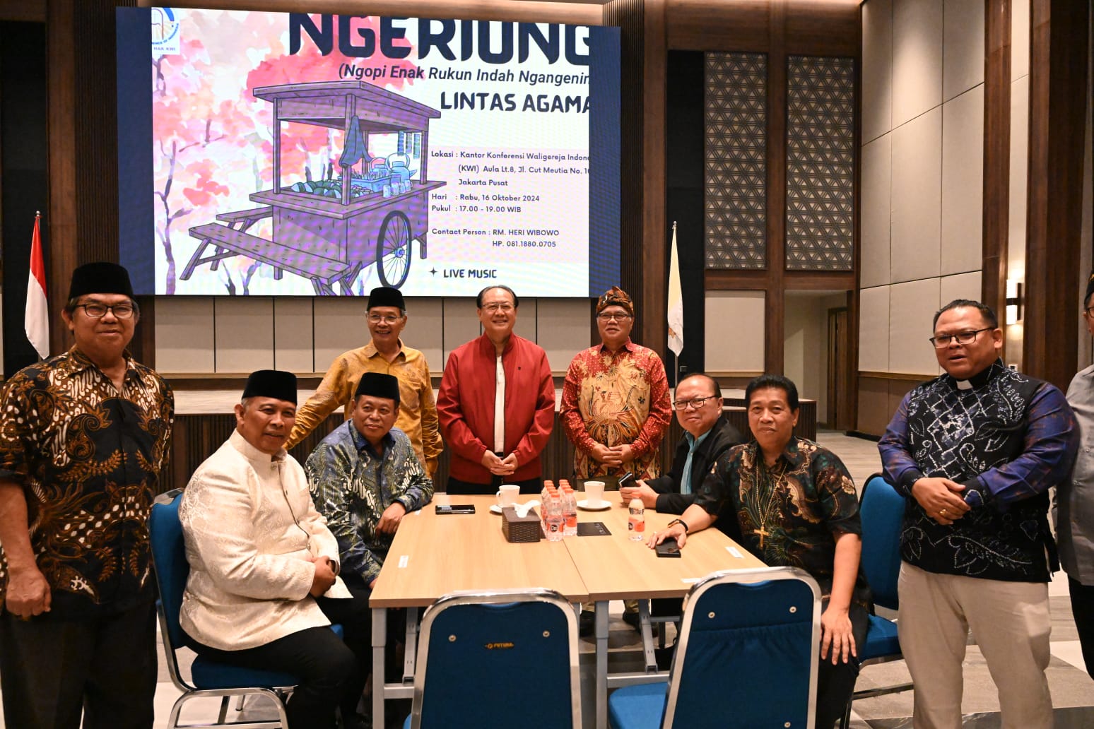Undang Tokoh Agama Perkuat Kerukunan, Ngeriung Ajang Berdiskusi Serius Tapi Santai