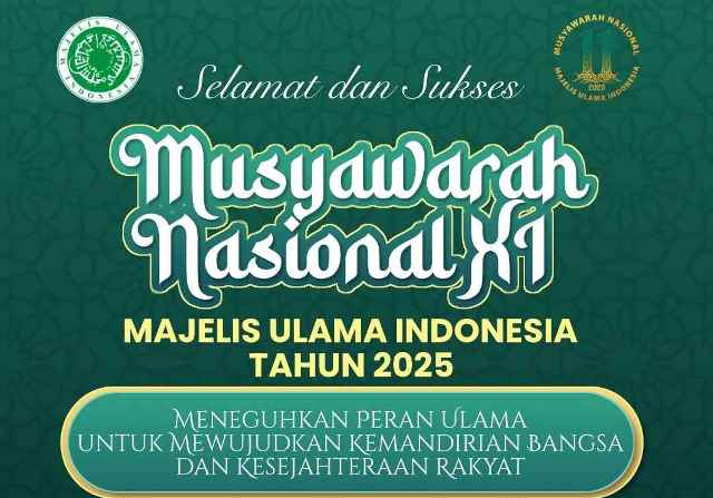 Munas XI Rumuskan Piagam MUI Berisikan 5 Pokok Perjuangan Fondasi Peta Jalan