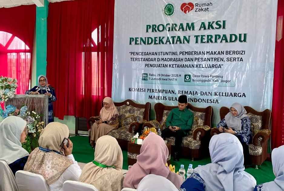 Kegiatan Pamungkas Periode 2020-2025, KPRK MUI Gelar Desa Bebas Stunting di Bojonggede Bogor