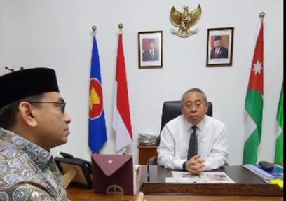 Wasekjen MUI Temui Dubes RI di Yordania Pastikan Situasi Gaza Terkini