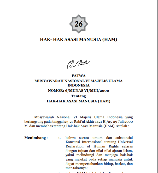 HAK-HAK ASASI MANUSIA ( HAM )