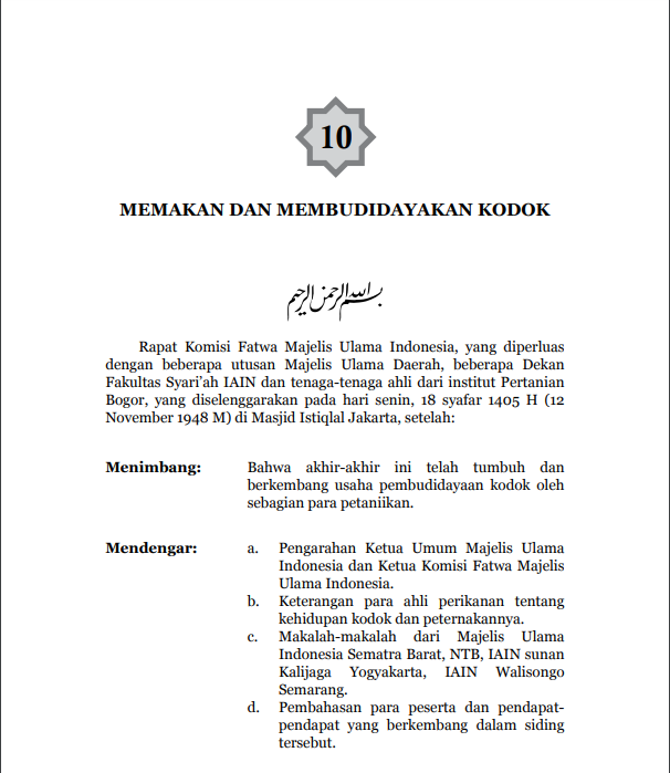 MEMAKAN DAN  MEMBUDIDAYAKAN KODOK