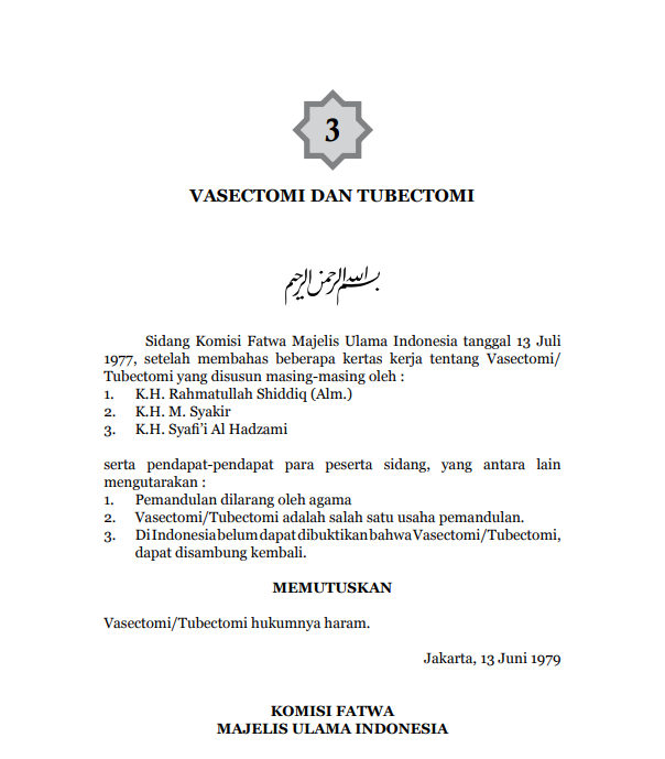 VASECTOMI  DAN  TUBECTOMI