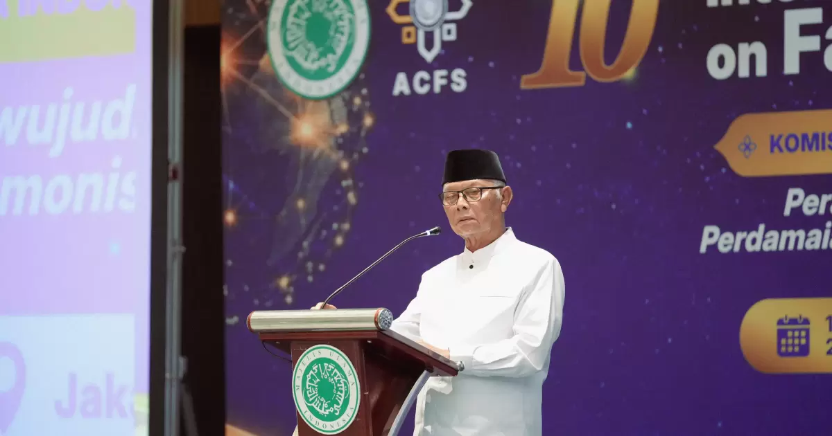 Di Forum IACFS, Ketum MUI Ajak Ulama Soroti Isu Kemanusiaan Dunia