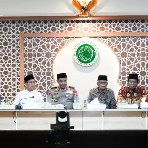 Di Hadapan Kapolri, Ketum MUI Tekankan Sinergi Kunci Kemajuan Bangsa Indonesia