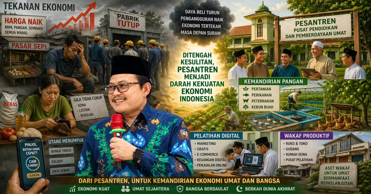 Menjawab Tekanan Ekonomi Lewat Kekuatan Pesantren