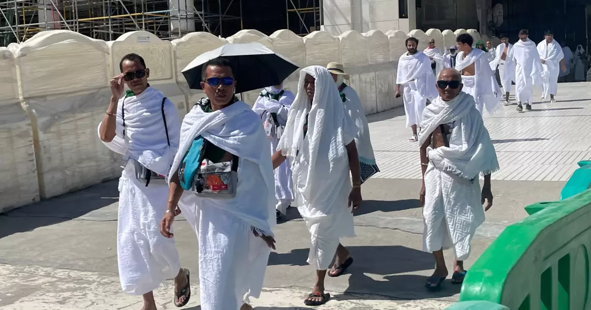 Jamaah haji usai umrah wajib