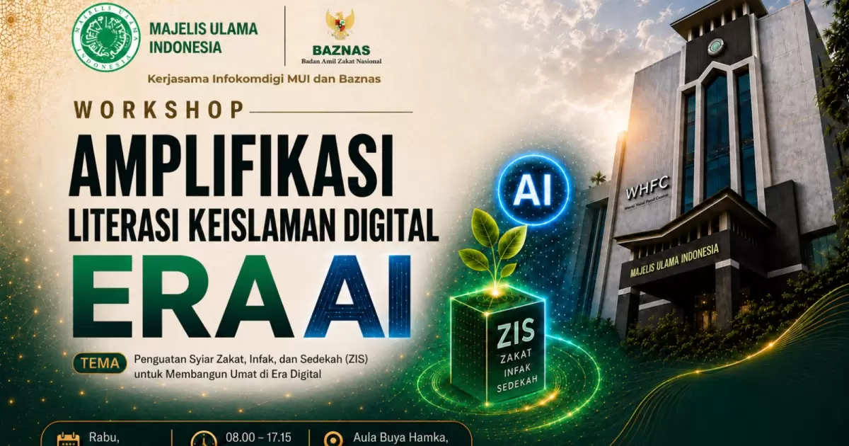 Gandeng Baznas, Komisi Infokomdigi MUI Gelar Workshop AI Siapkan Mujahid Digital