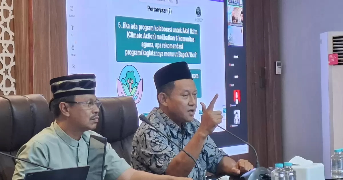Pengarah LPLH-SDA MUI Dorong Penguatan Aksi Iklim Melalui Zakat dan Wakaf Hijau