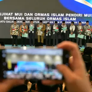 Dibacakan Bersama Ormas Pendiri, Ini Bunyi Taujihat MUI di Halal Bi Halal