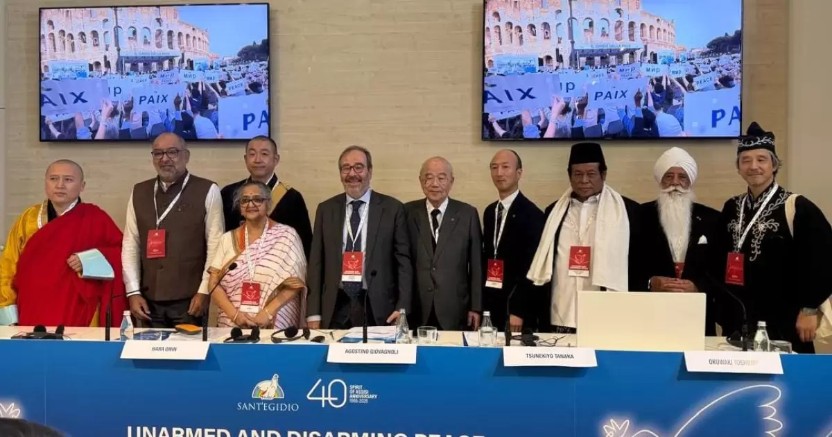 Hadiri Forum Tokoh Agama di Italia, Waketum MUI Kiai Marsudi Serukan Dunia tak Impor Perang ke Asia