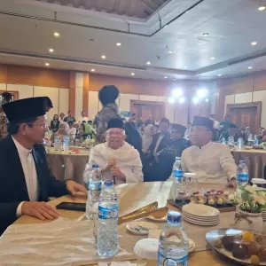 Sejumlah Nama Bakal Calon Ketua Umum PBNU Hadiri Peluncuran Buku Ketua Wantim MUI Kiai Ma'ruf Amin