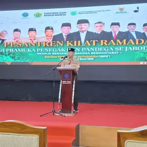 Sanlat Ramadhan MUI Perkuat Karakter Pramuka Penegak dan Pandega