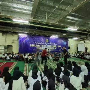 Peserta Pesantren Kilat Ramadhan TNI AL Tampil di Pentas Seni dengan Humor dan Pesan Edukatif