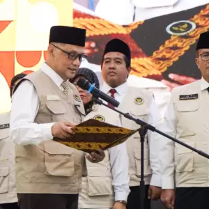 Lantik PPIH Embarkasi, Menhaj Tekankan Layanan Optimal untuk Jamaah Haji Rentan