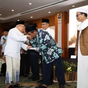 KH Marsudi Syuhud Sebut Kiai Ma'ruf Amin Ahli Mengeksekusi Pemikiran Jadi Kebijakan Nyata