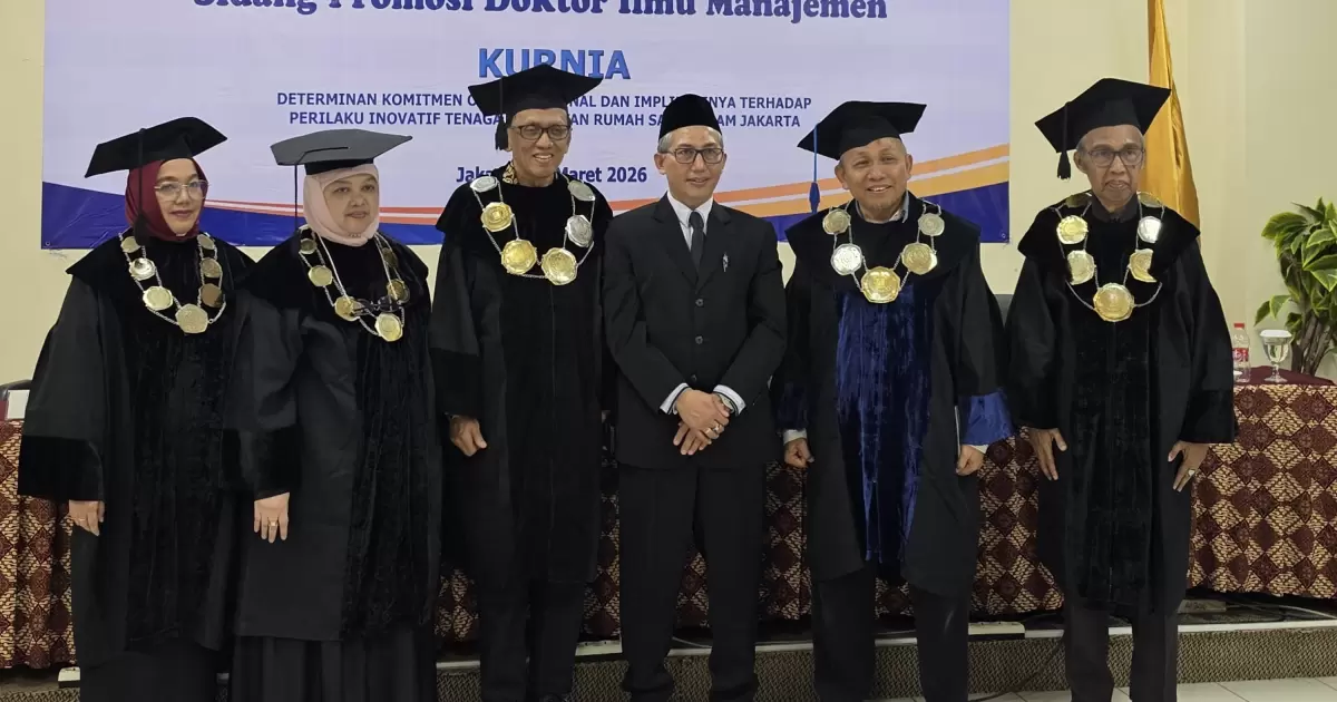 Angkat Dampak Nilai Islami di RSI Jakarta, Kepala Kantor MUI Sabet Gelar Doktoral