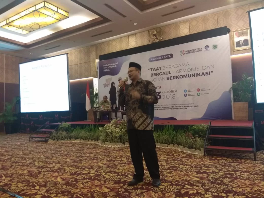 Di Palangkaraya, MUI-Kominfo Ajak Generasi Milenial Bijak Gunakan Gadget
