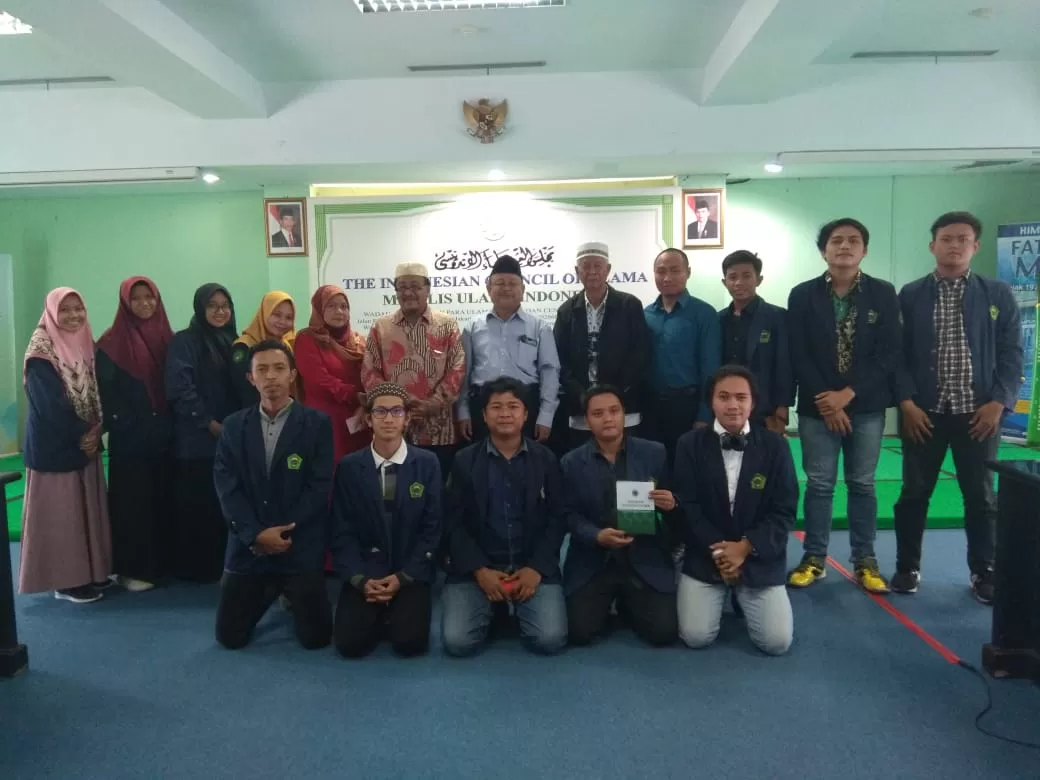 Pelajari Metode Penetapan Fatwa, Mahasiswa Unisma Bekasi Silaturahim ke MUI