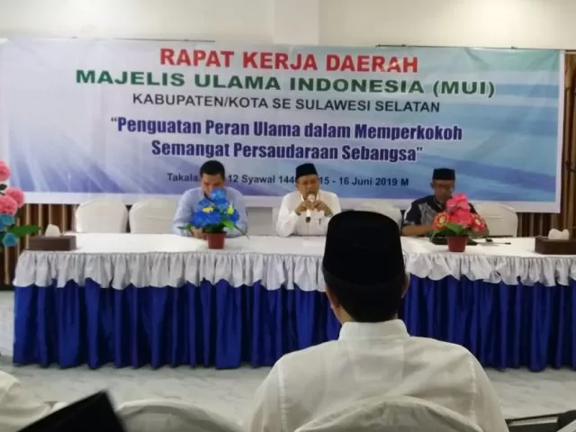 Rakerda MUI Sulsel: Pantau Paham Keagamaan dan Gerakan Radikal