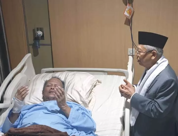 Kunjungan ke Yogyakarta dan Magelang, Wapres Jenguk Waketum MUI Pusat